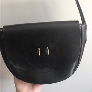 Kelsi Dagger Black Leather Bag